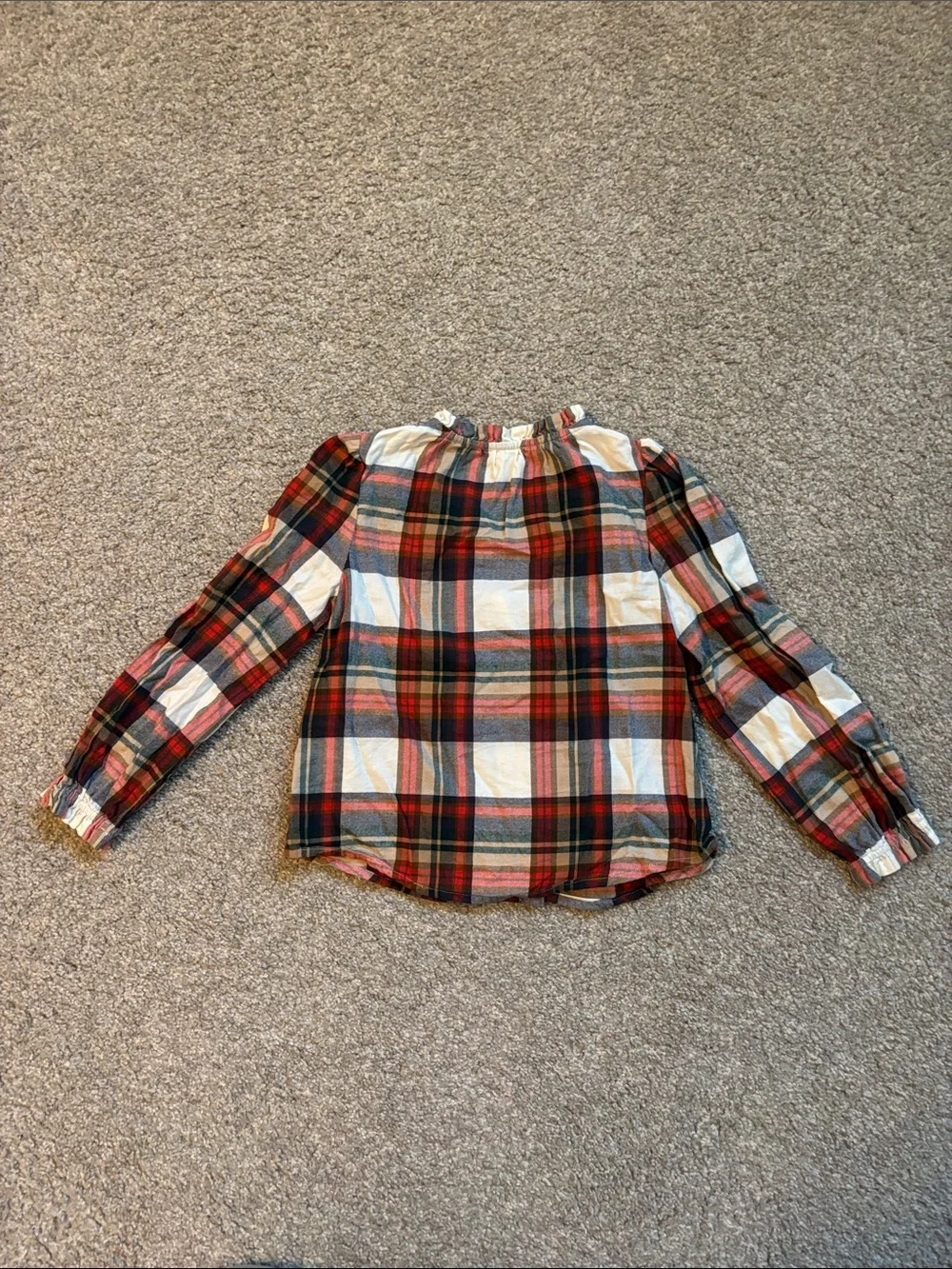 Crewcuts plaid button